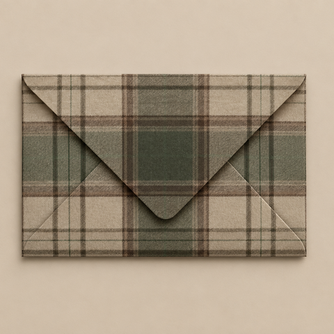 Classic Checkered Envelope