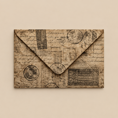 Vintage Postal Envelope