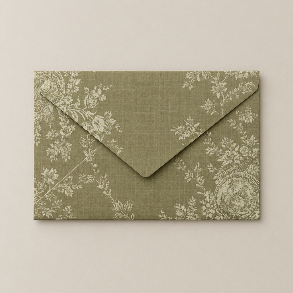 Olive Heritage Envelope