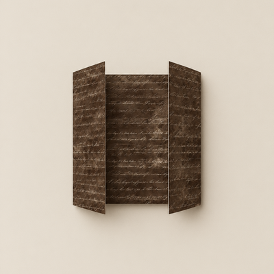 Old Manuscript Gate-fold