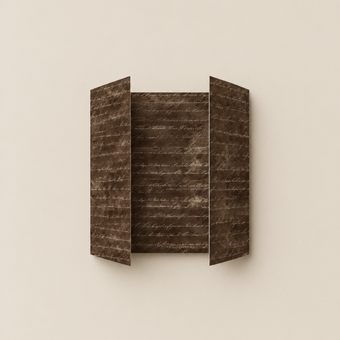 Old Manuscript Gate-fold