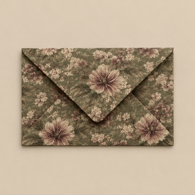 Vintage Meadow Envelope