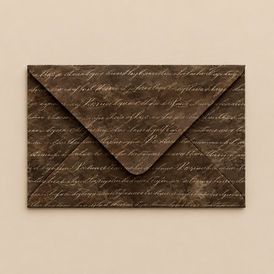 Old Manuscript Envelope