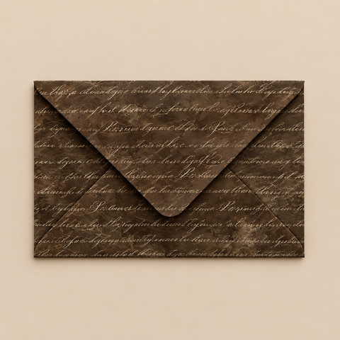 Old Manuscript Envelope