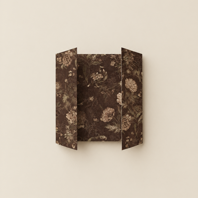 Dark Floral Gate-fold