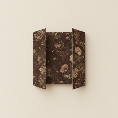 Dark Floral Gate-fold