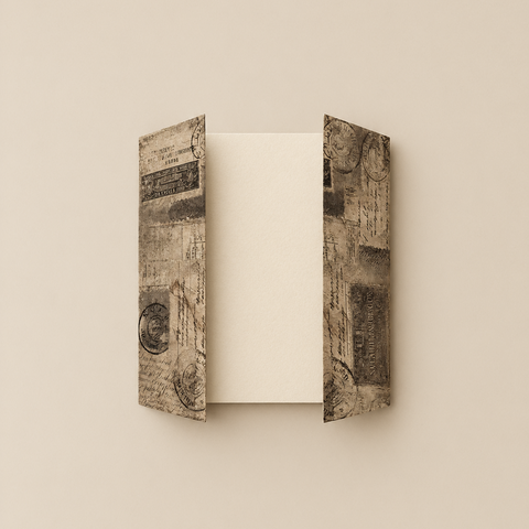 Vintage Postal Gate-fold
