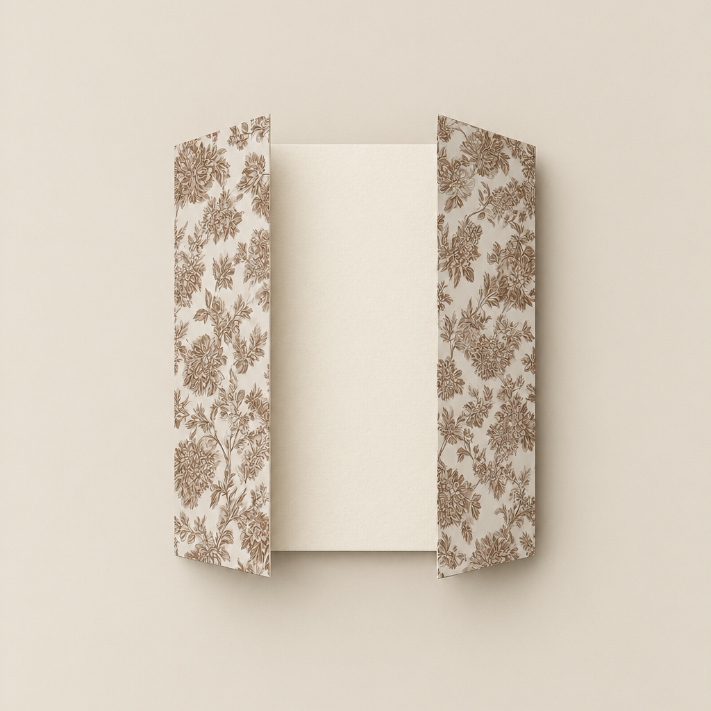 Aged Paper Gate-fold